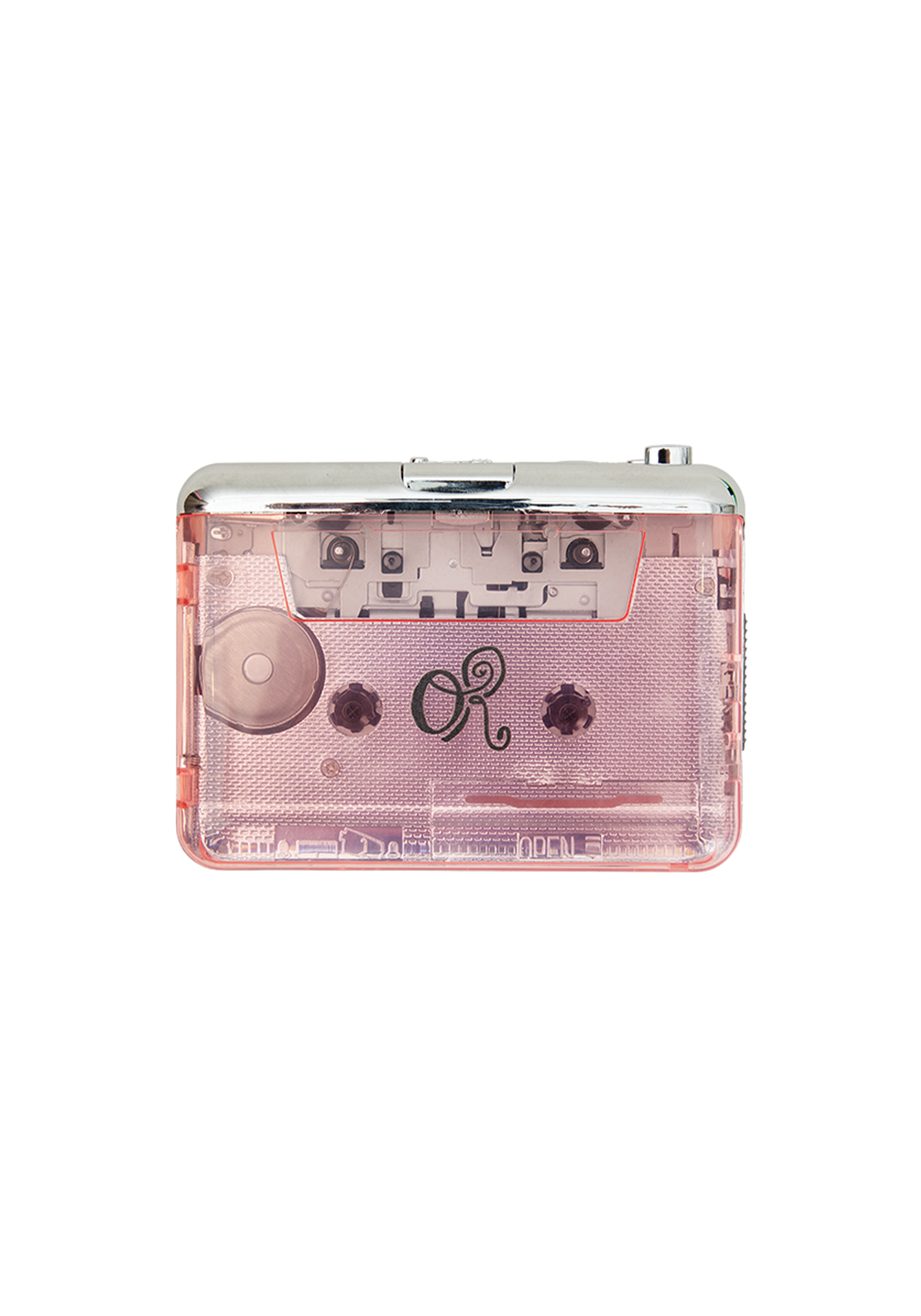 logo portable cassette player and headphones set