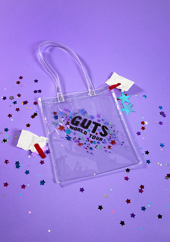 clear GUTS world tour tote