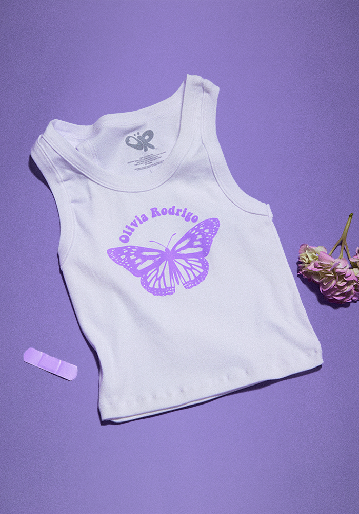 GUTS baby tank - white