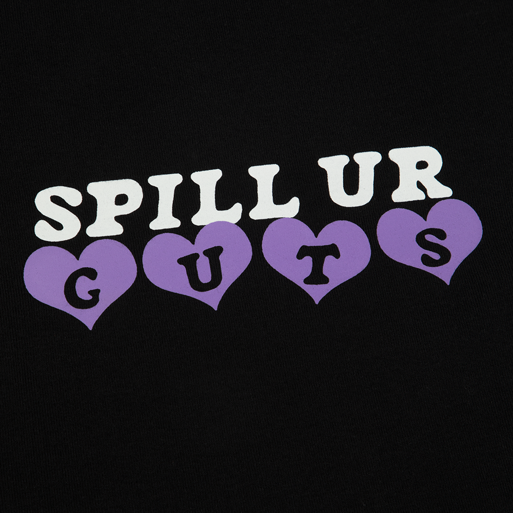 spill ur GUTS crop t-shirt in black – Olivia Rodrigo