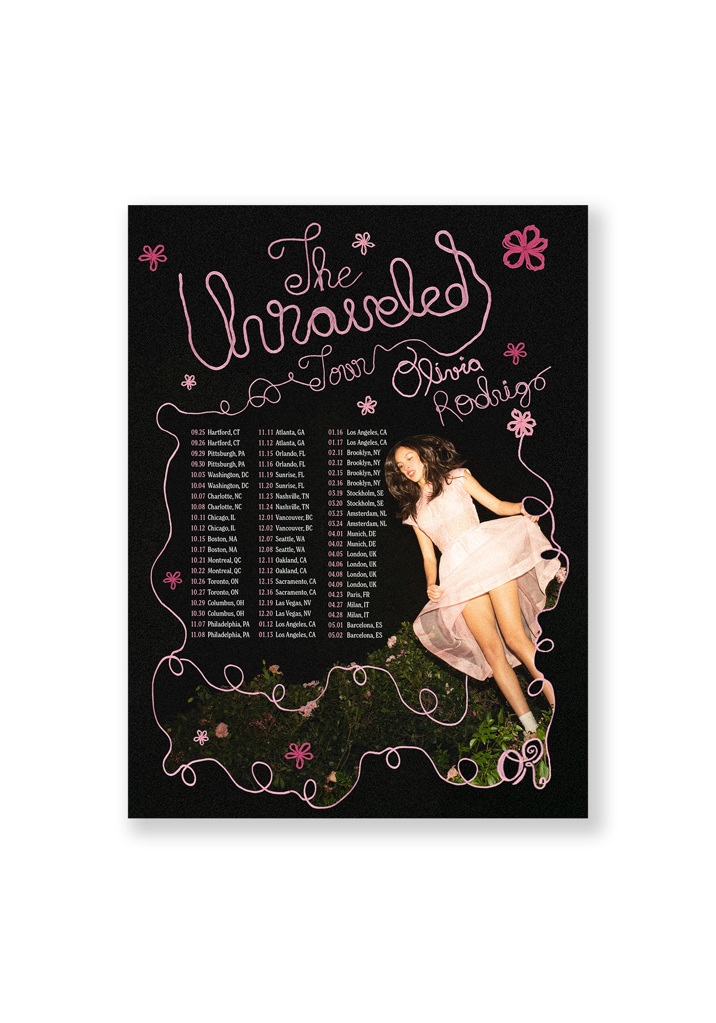 the unraveled tour poster