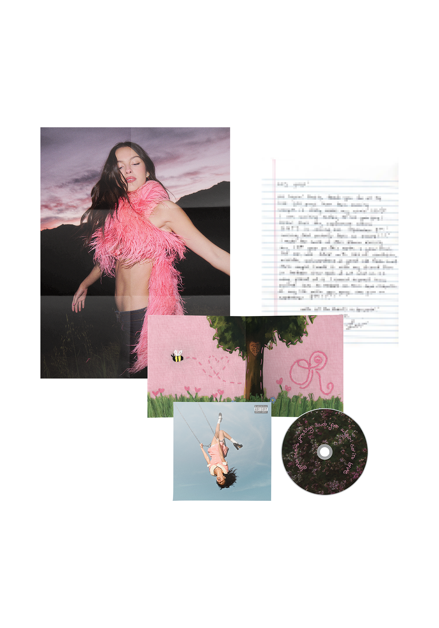 you seem pretty sad for a girl so in love - exclusive cd with letter to CA fans