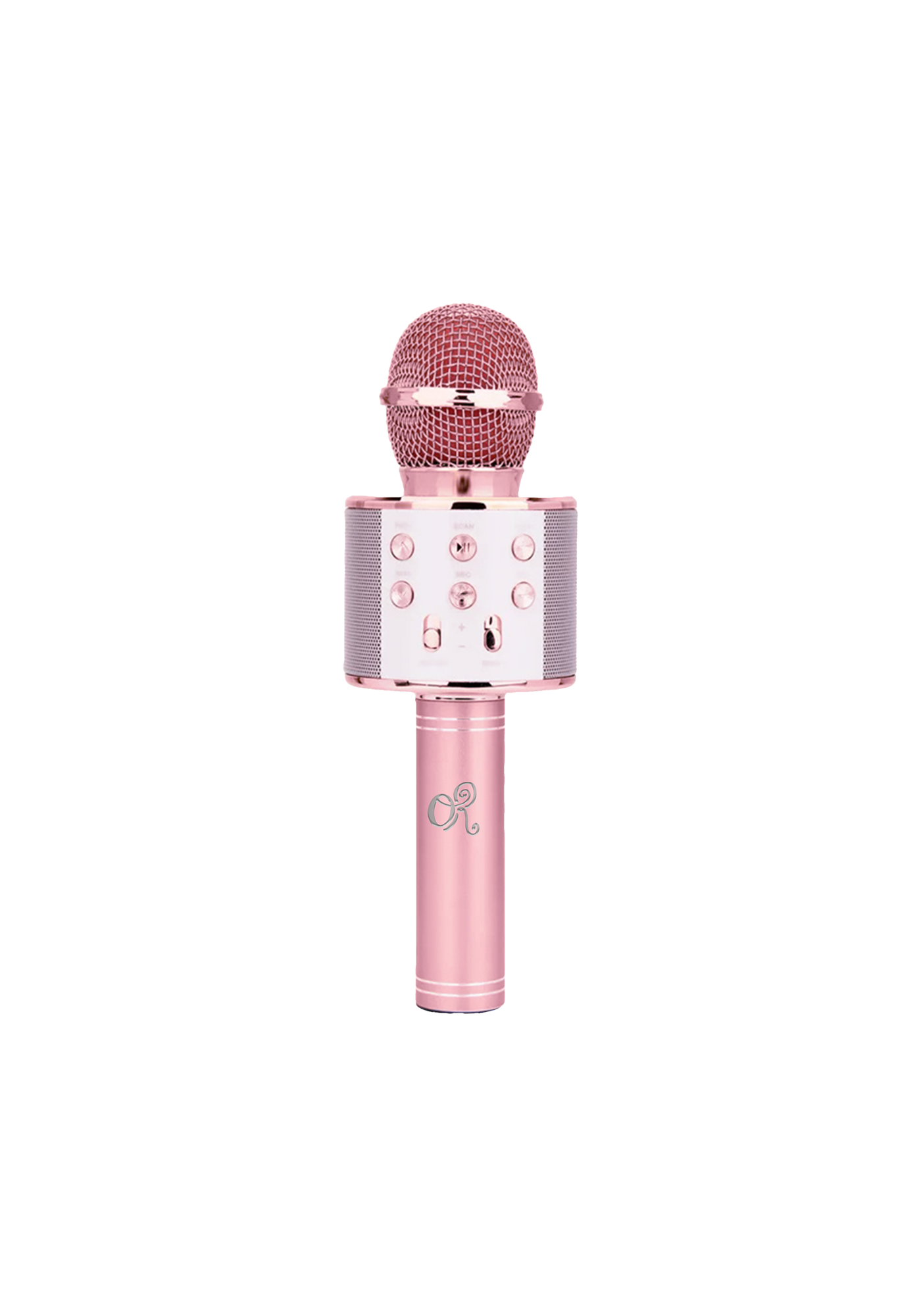 logo wireless bluetooth karaoke microphone
